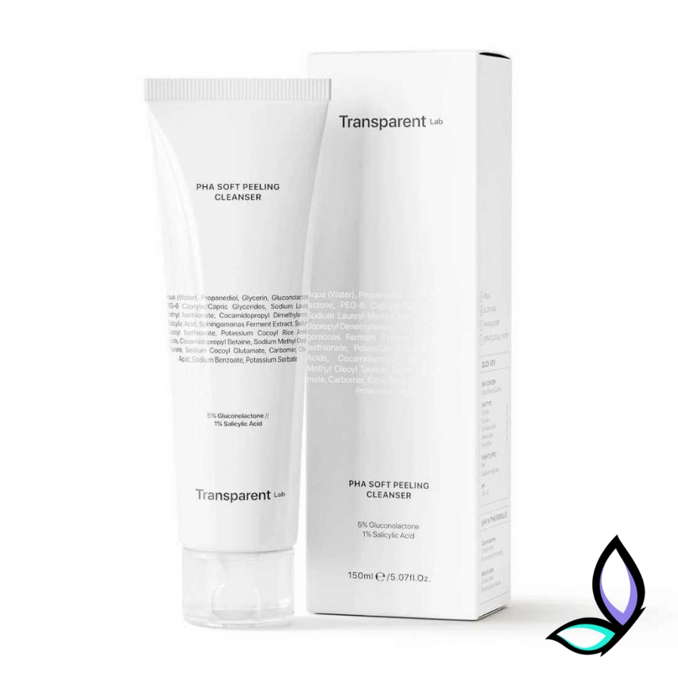 Очищаючий гель із кислотами Transparent Lab PHA Soft Peeling Cleanser