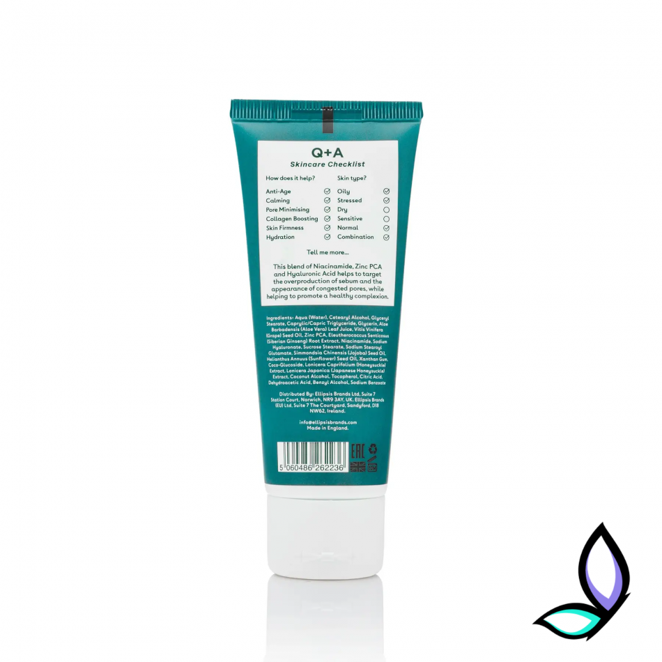 Зволожуючий крем для обличчя Q+A Zinc PCA Daily Moisturiser | 2