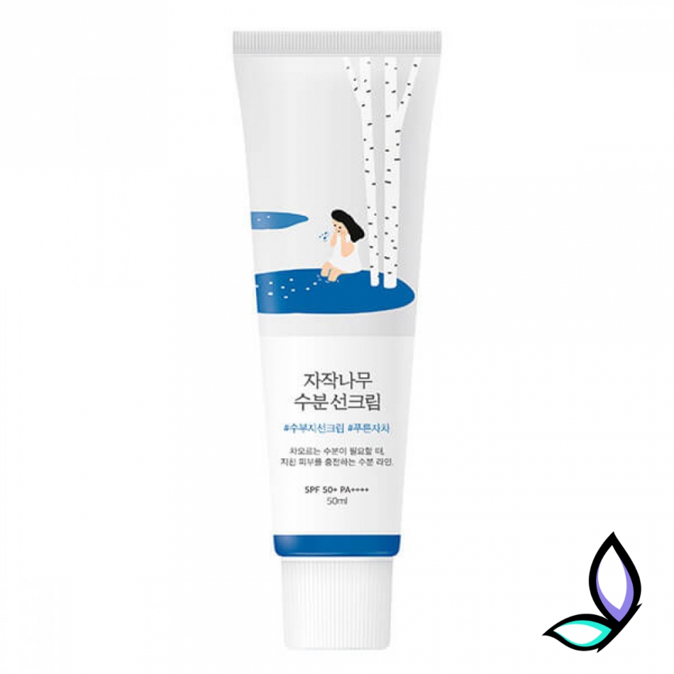 Зволожуючий сонцезахисний крем з березовим соком Round Lab Birch Juice Moisturizing Sunscreen SPF 50+ PA++++