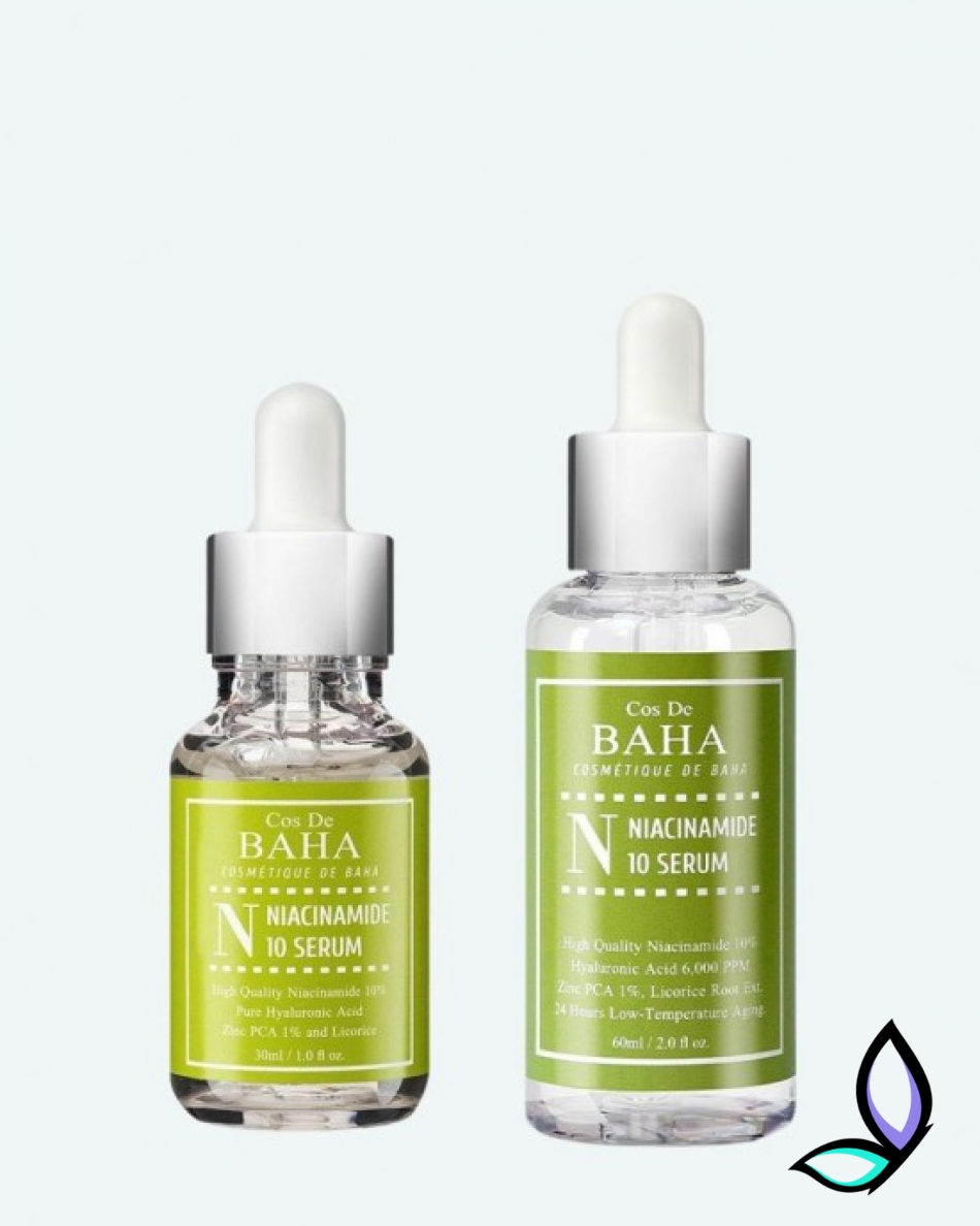 Сироватка з ніацинамідом та цинком Cos de Baha 10% Niacinamide Serum with Zinc 1%