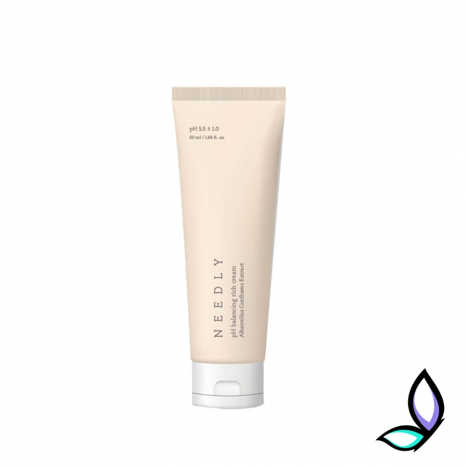 Поживний та інтенсивно зволожуючий крем для обличчя з екстрактом гриба Альбатрелус Needly pH Balancing Rich Cream