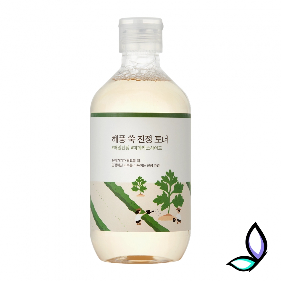 Заспокійливий тонер з екстрактом полину Round Lab Mugwort Calming Toner