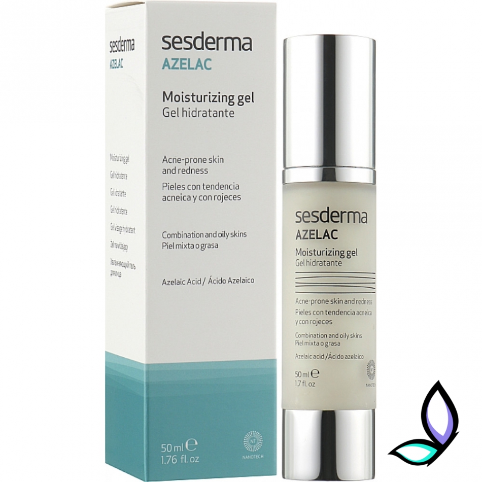 Зволожувальний гель з азелаїновою кислотою SeSDerma Azelac Moisturizing Facial Gel