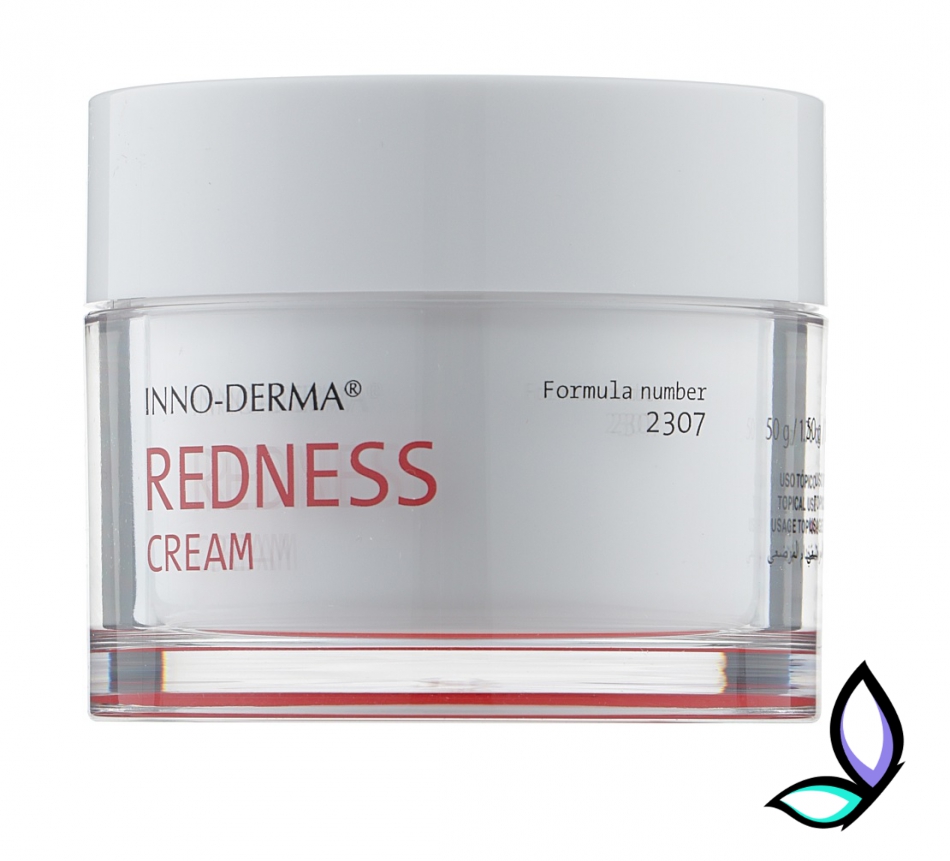 Зволожувальний крем для чутливої шкіри обличчя, схильної до почервоніння (куперозу) Innoaesthetics Redness Cream