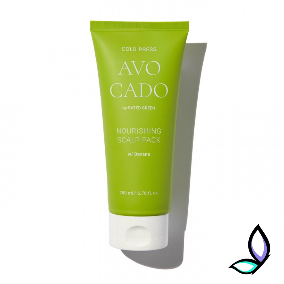 Поживна маска з авокадо Rated Green Cold Press Avocado Nourishing Scalp Pack 200 мл.