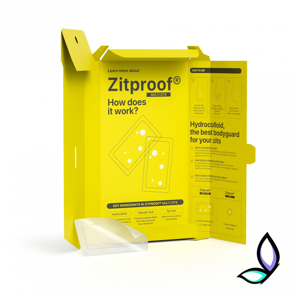 Набір 10 пластирів від висипань для щік, підборіддя та чола Acnemy Zitproof Multizits