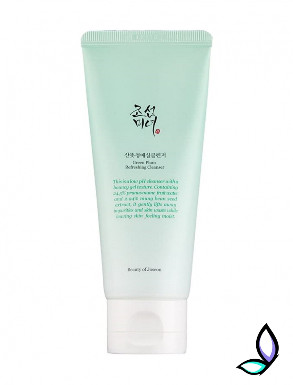 Очищуючий гель для чутливої шкіри з екстрактом зеленої сливи та бобових Beauty of Joseon Green Plum Refreshing Cleanser