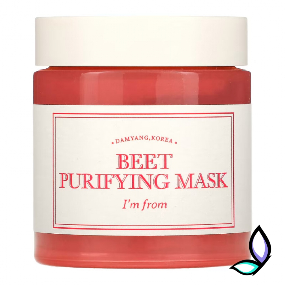 Глиняна маска для глибокого очищення пор з PHA-кислотою I'm From Beet Purifying Mask 110 г.