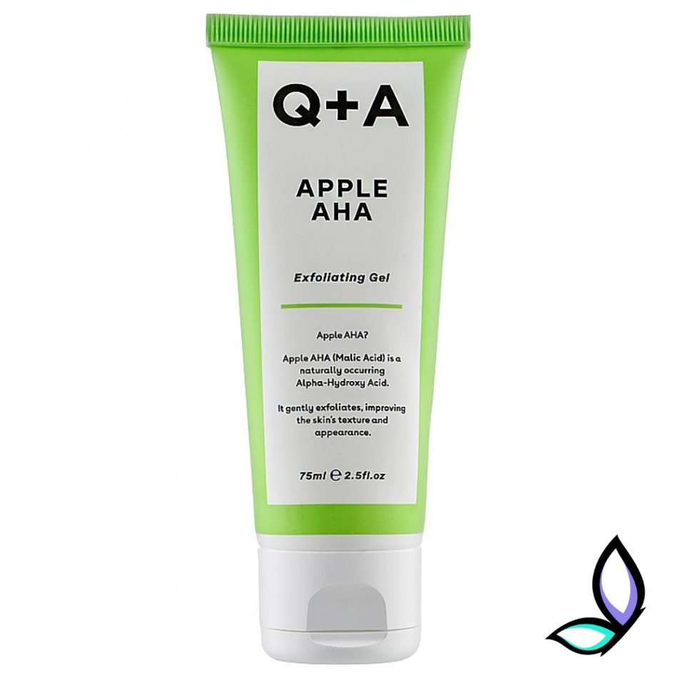 Відлущуючий гель з кислотами для обличчя Q+A Apple AHA Exfoliating Gel
