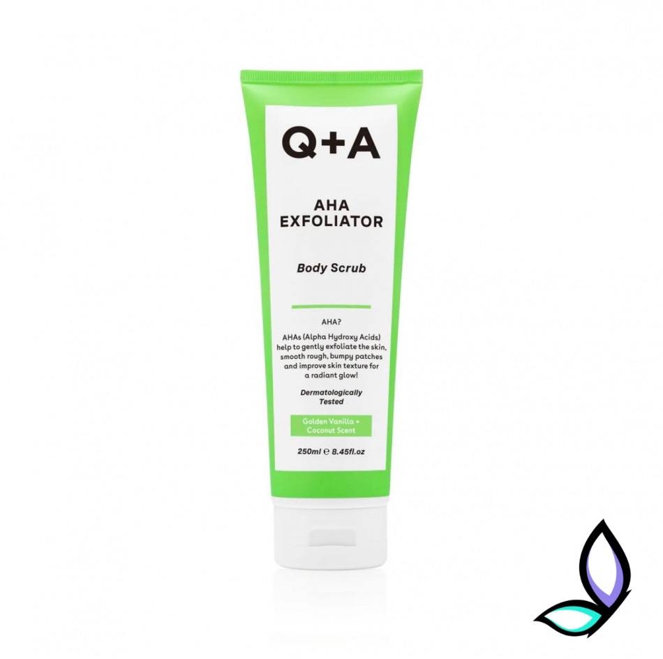 Скраб для тіла з AHA-кислотами Q+A AHA Exfoliator Body Scrub