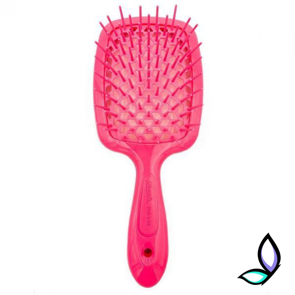 Расческа для волос мини Janeke Superbrush Small The Original Pink