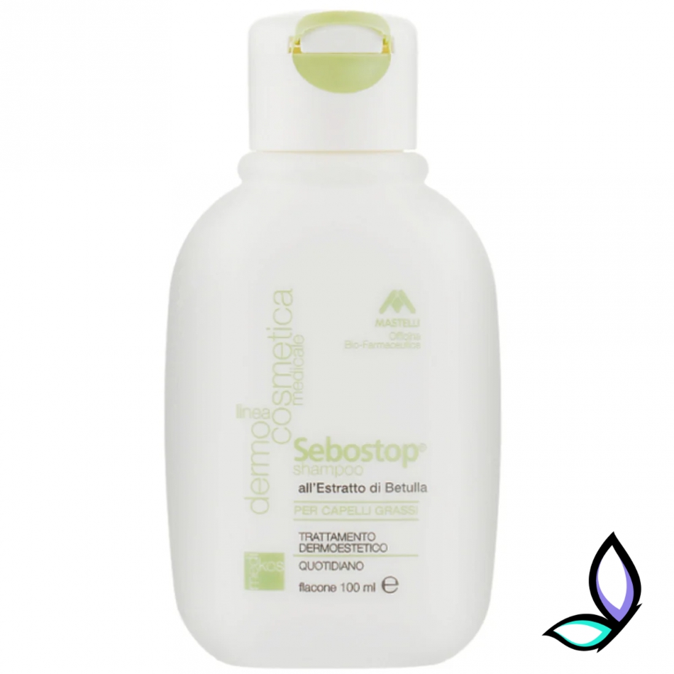 Шампунь для жирного волосся Mastelli Sebostop Shampoo for Greasy Hair 100 мл.