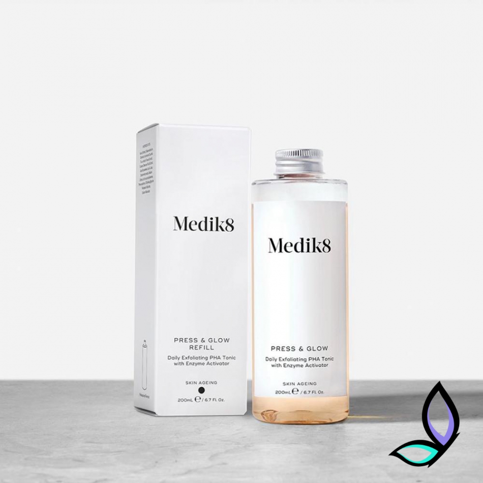 Відлущувальний тонік з РНА та активатором ферментів Medik8 Press and Glow (змінна пляшка)