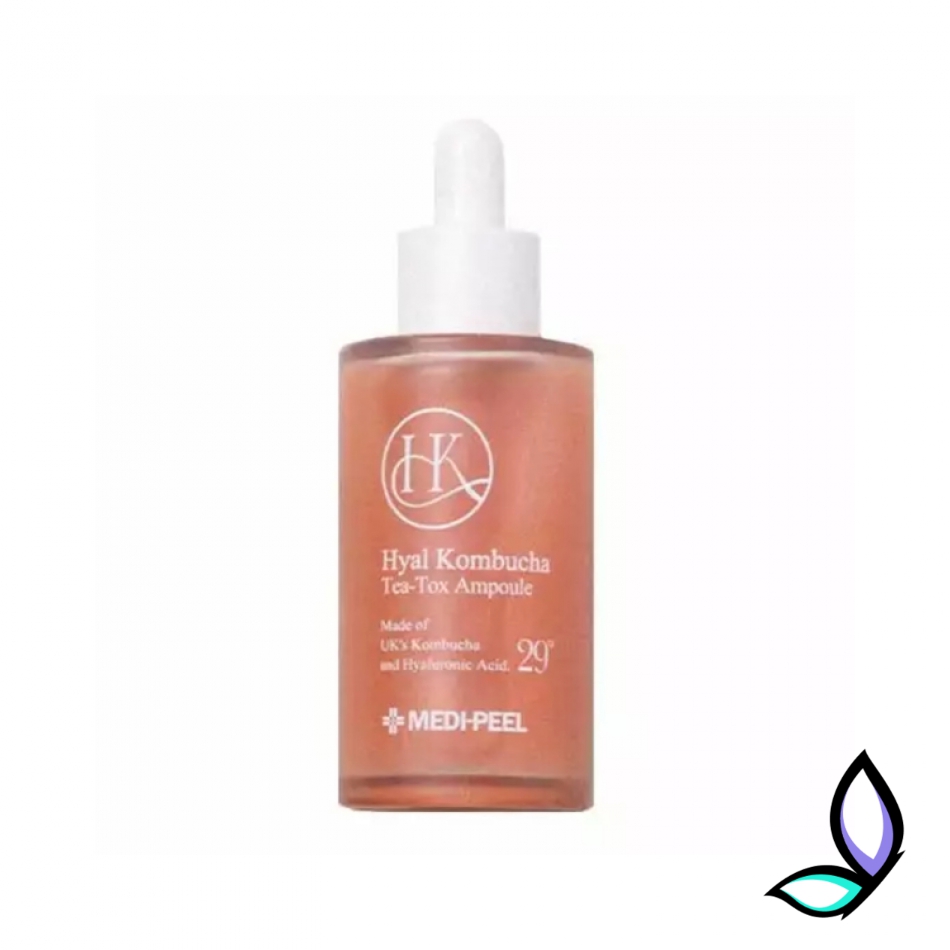Ампульна сироватка з комбучею Medi-Peel Hyal Kombucha Tea-Tox Ampoule