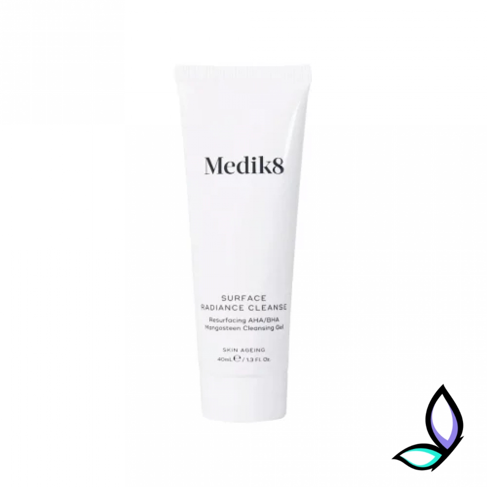 Очищувальний гель з АНА-кислотами та екстрактом мангостану Medik8 Surface Radiance Cleanser 40 мл.