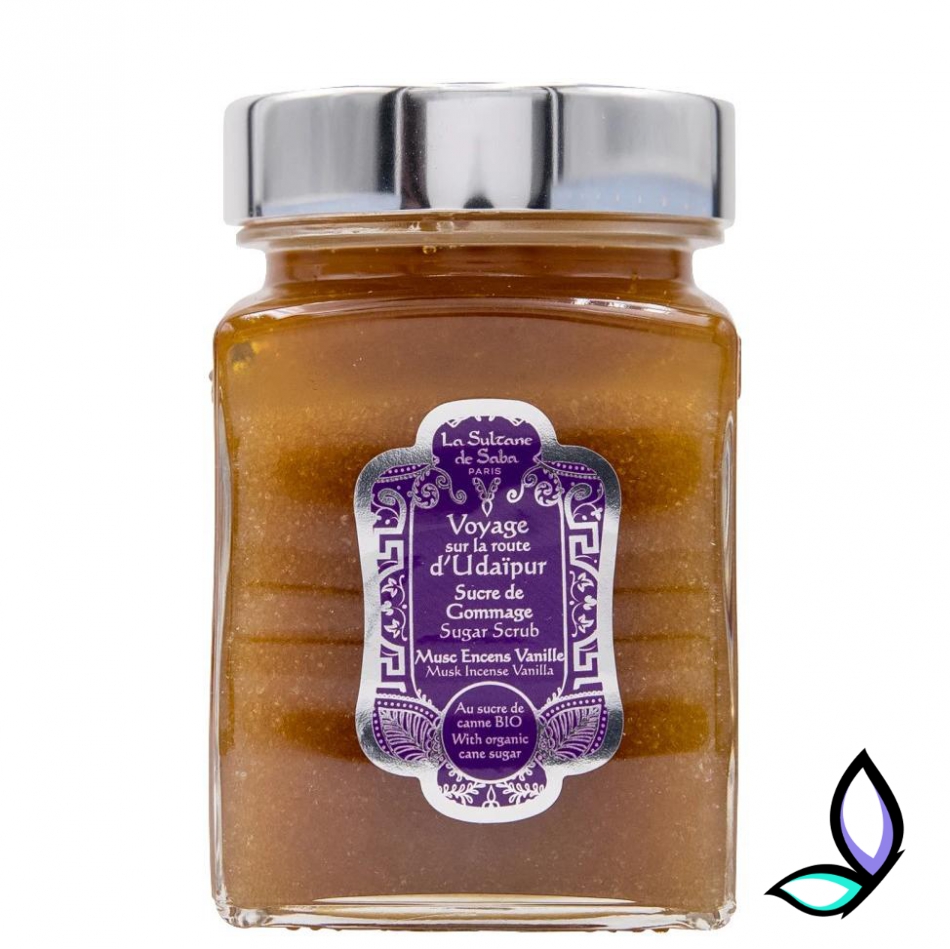 Гомаж для тіла з ароматом мускусу, ладану та ванілі La Sultane De Saba Body Scrub Musk Incense Vanilla