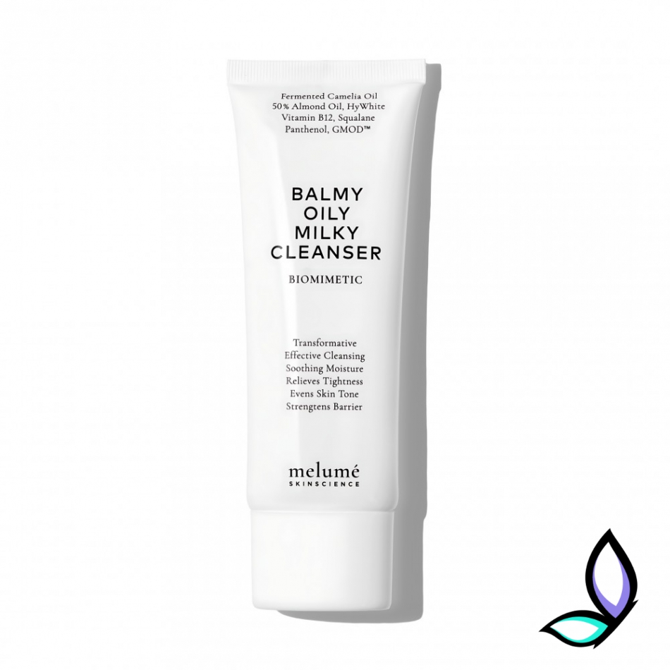 Освітлюючий зволожувальний бальзам для очищення шкіри Melume Balmy Oily Milky Cleanser