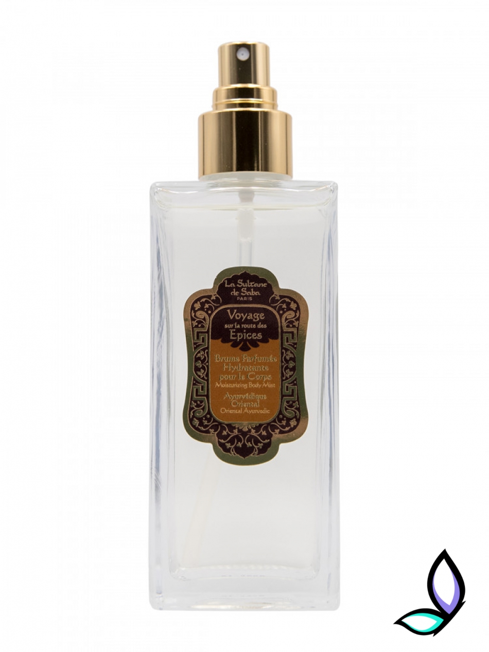 Зволожуючий спрей для тіла "Східний аюрведичний аромат" La Sultane De Saba Moisturizing Body Mist Oriental Ayurvedic Fragrance