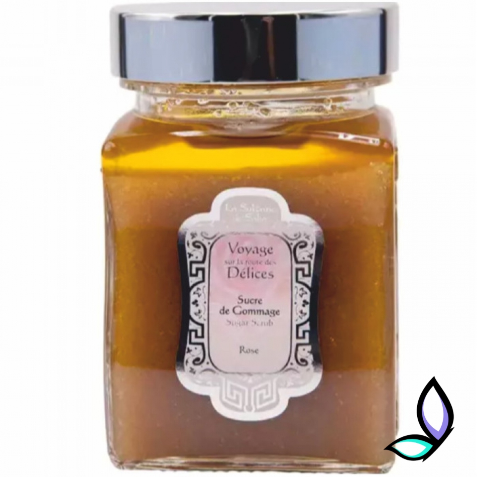 Гоммаж для тіла з ароматом троянди La Sultane De Saba Sugar Body Scrub Rose