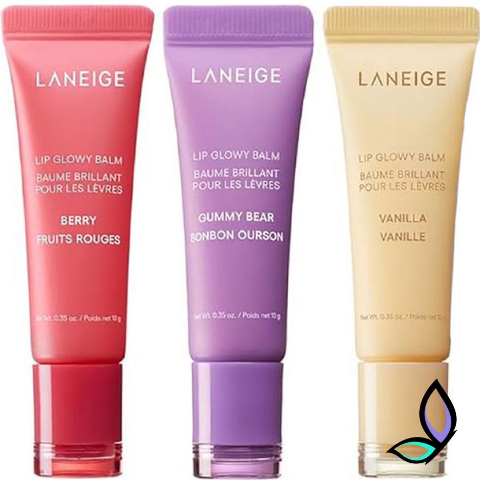 Лімітований набір бальзамів для губ Laneige Lip Glowy Balm Trio Set