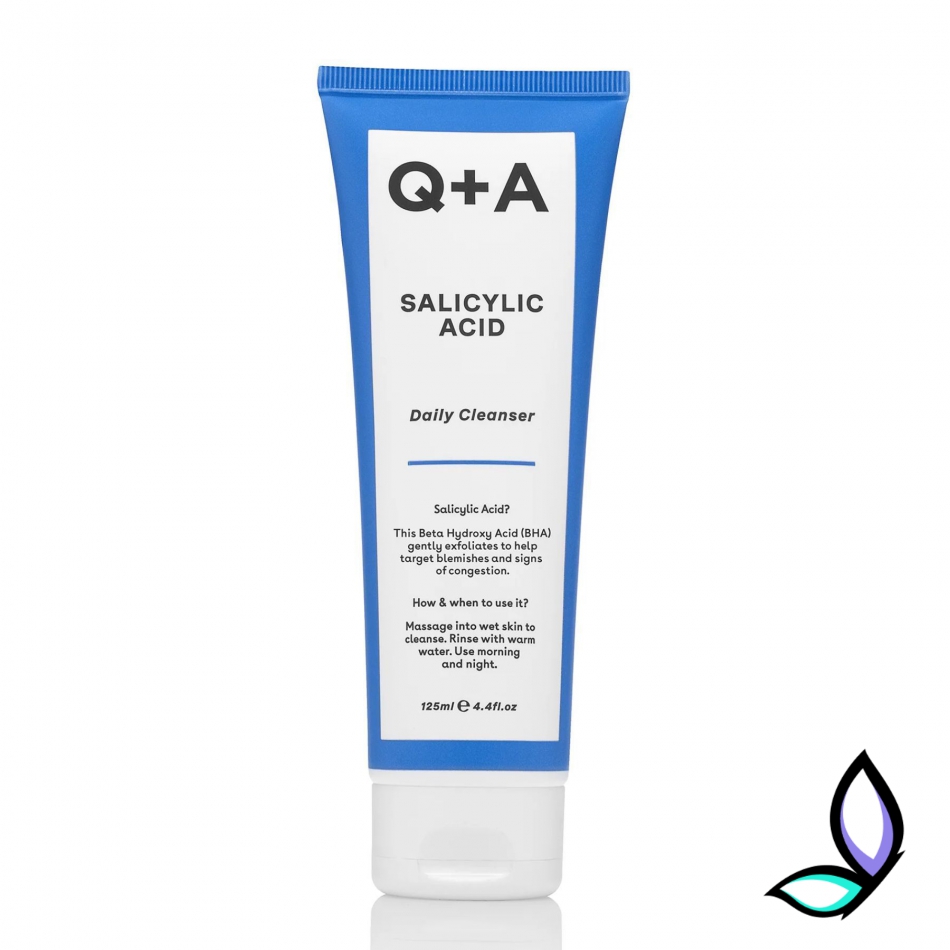 Очищувальний засіб для обличчя з саліциловою кислотою Q+A Salicylic Acid Cleanser