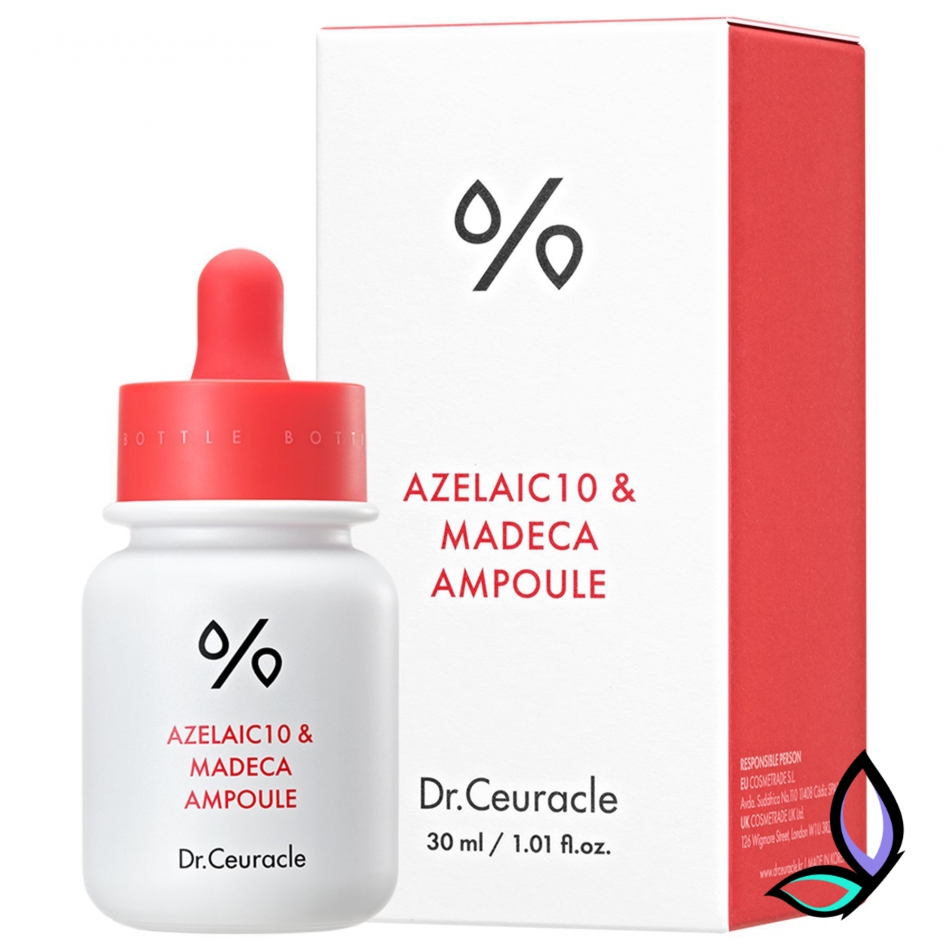 Сироватка з азелаїновою кислотою 10% та мадекасосидом Dr.Ceuracle Azelaic 10 & Madeca Ampoule
