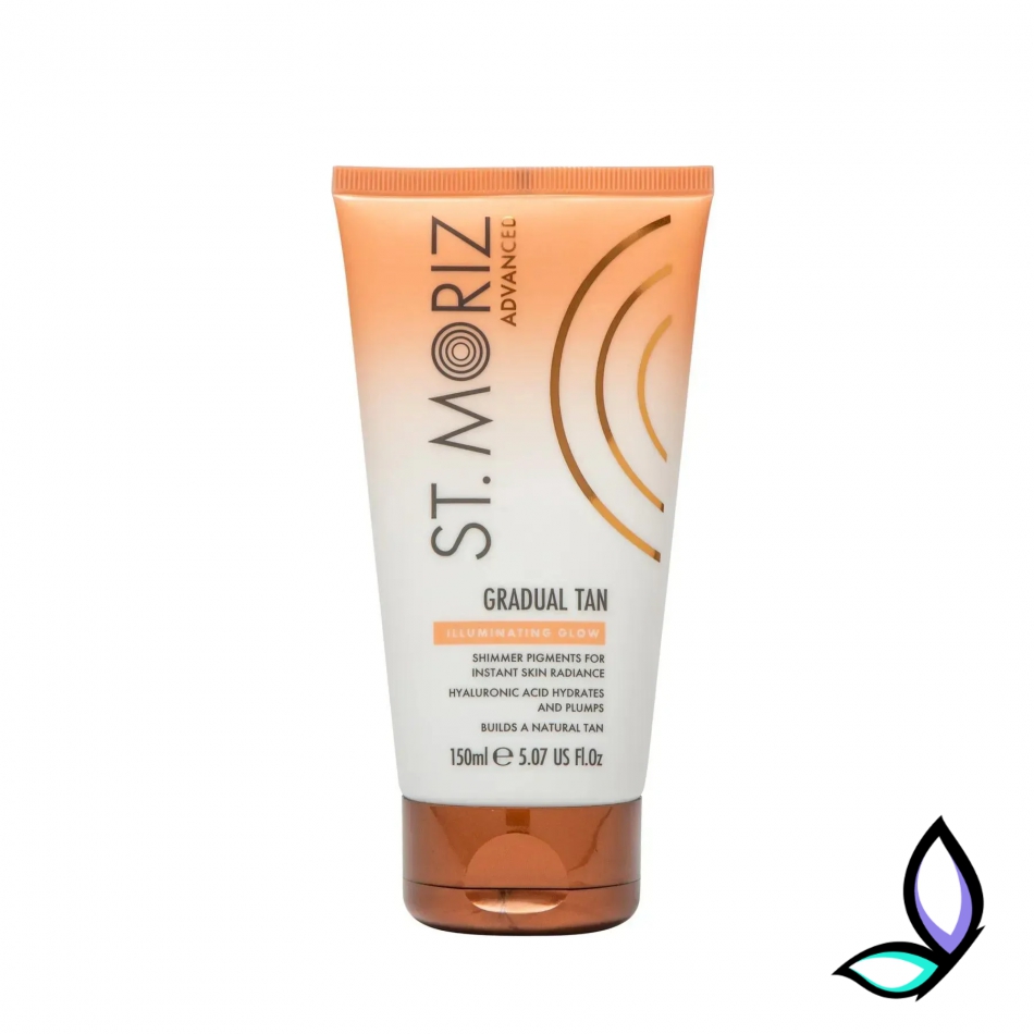 Лосьйон для поступового прояву автозасмаги з шимером St.Moriz Advanced Illuminating Gradual Tan Lotion