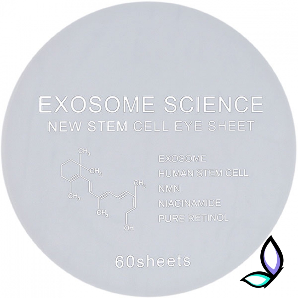 Зволожуючі антивікові патчі під очі Kor Japan The Exosome Science New Stem Cell Eye Sheet White