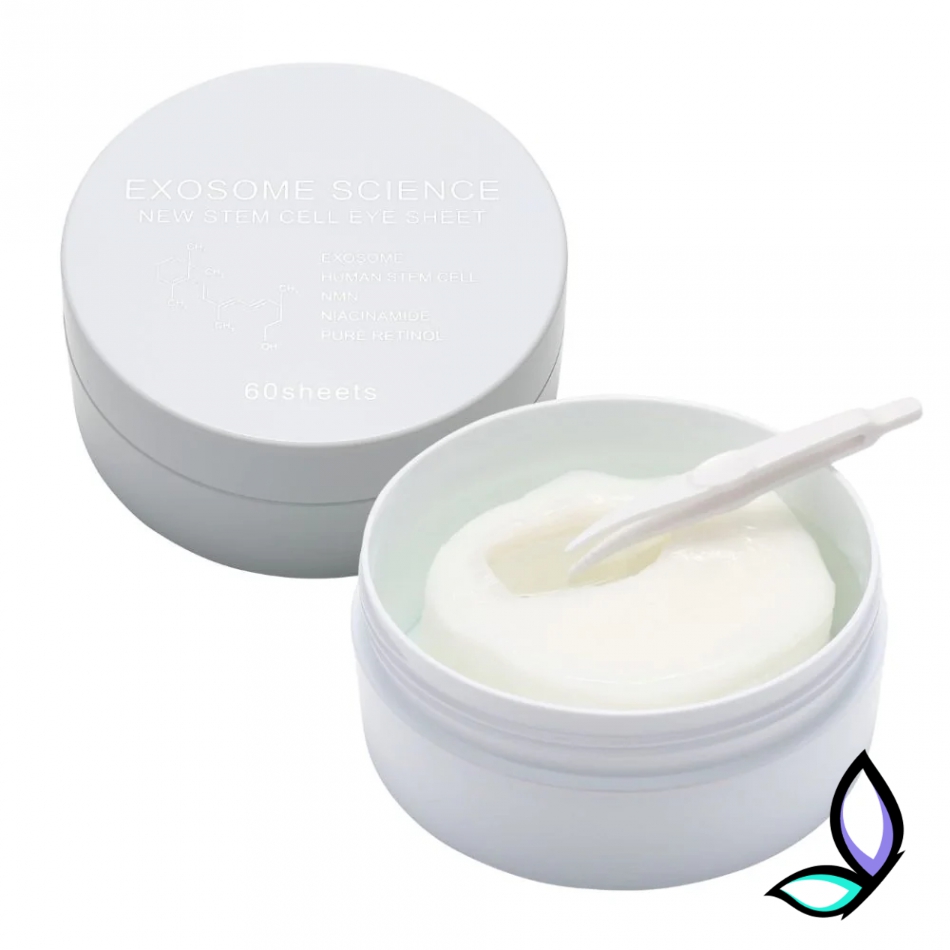 Зволожуючі антивікові патчі під очі Kor Japan The Exosome Science New Stem Cell Eye Sheet White | 2