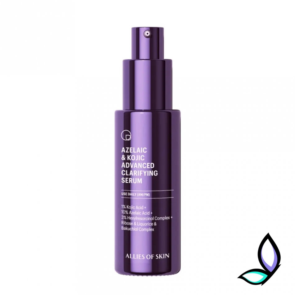 Сироватка освітлююча з азелаїновою кислотою Allies of Skin Azelaic & Kojic Advanced Clarifying Serum
