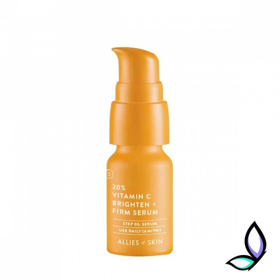 Сироватка з високою концентрацією вітаміну С Allies Of Skin 20% Vitamin C Brighten + Firm Serum 8 мл.
