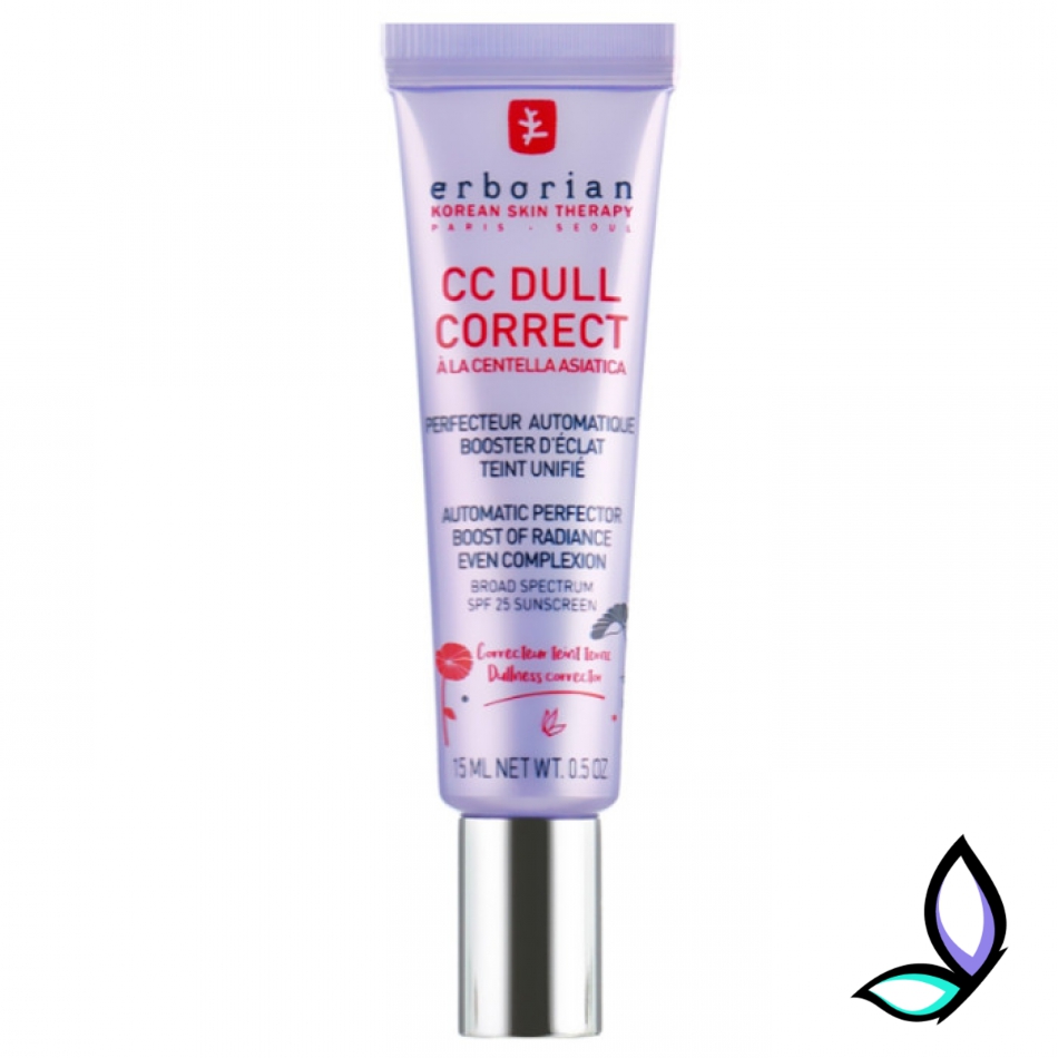 Корегуючий СС крем для обличчя Erborian CC Dull Correct 15 мл.