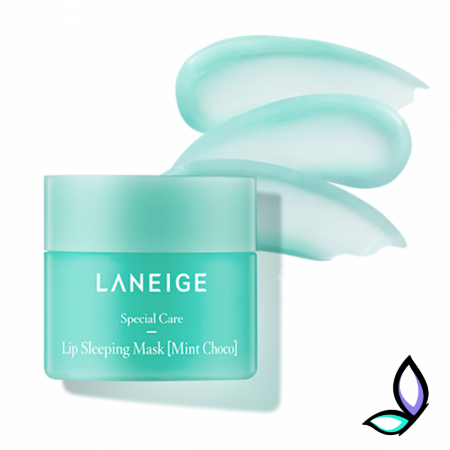 Нічна маска для губ з ароматом м'ятного шоколаду Laneige Lip Sleeping Mask Mint Choco 8g.