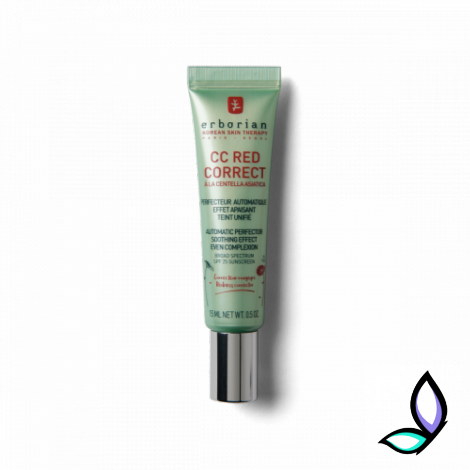 СС-крем для корекції почервоніння Erborian CC Cream Red Correct  15 мл.