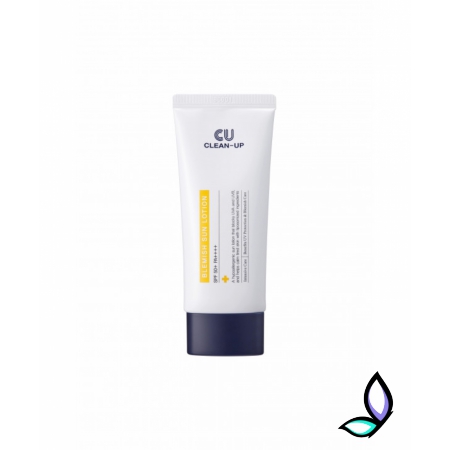 Легкий сонцезахисний лосьйон CU Skin Clean-Up Blemish Sun Lotion SPF50 + PA + + + + 60 мл. - Фото