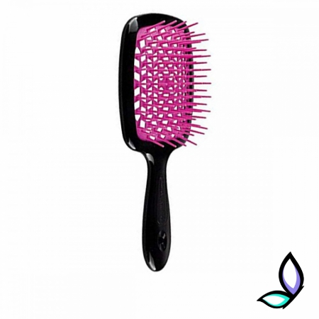 Щітка для волосся Janeke Superbrush The Original Black Pink - Фото