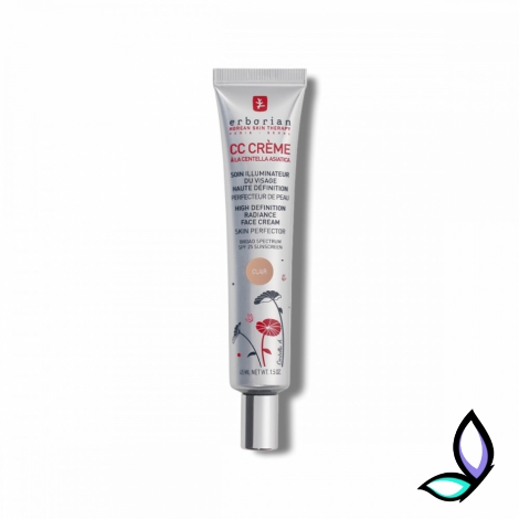 Тонуючий CC Крем для обличчя з центеллою азіатською Erborian CC Cream High Definition Radiance Face Cream Skin Perfector 45 мл. - Фото