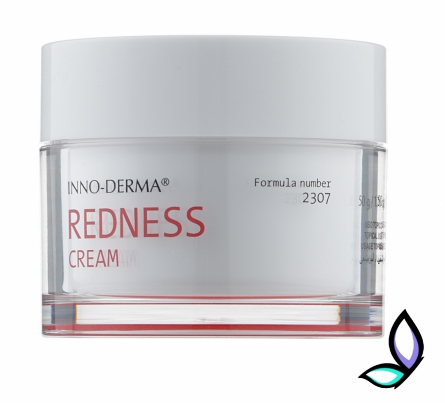 Зволожувальний крем для чутливої шкіри обличчя, схильної до почервоніння (куперозу) Innoaesthetics Redness Cream - Фото