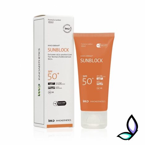 Легкий матуючий сонцезахисний крем для комбінованої/жирної шкіри Innoaesthetics Sun Defense Oily Skin Spf 50