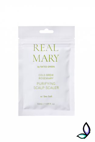 Очищувальна маска для шкіри голови Rated Green Real Mary Cold Rosemary Purifyng Scalp Scaler 50 мл.