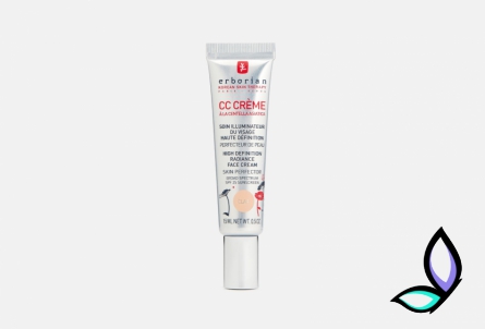 Тонуючий CC Крем для обличчя з центеллою азіатською Erborian  CC Cream High Definition Radiance Face Cream Skin Perfector 15 мл.