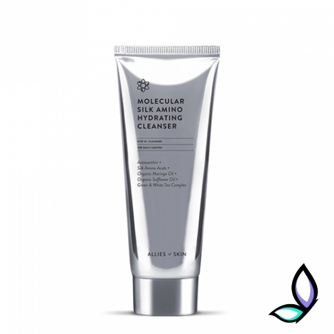 Очищуючий засіб для обличчя Allies Of Skin Molecular Silk Amino Hydrating Cleanser 100 мл. - Фото