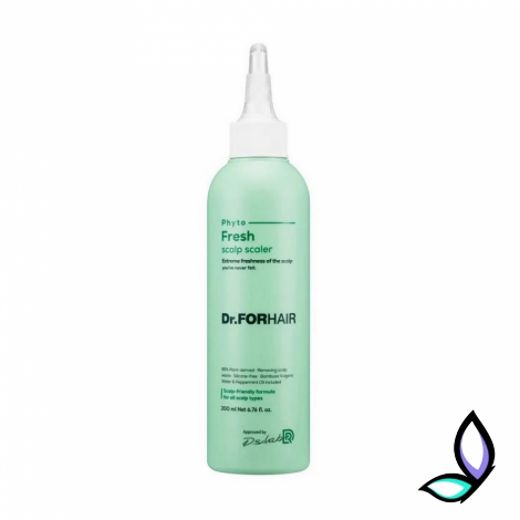Освіжаюча маска-пілінг для очищення шкіри голови Dr.FORHAIR Phyto Fresh Scalp Scaler 200 мл. - Фото