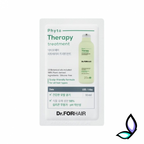 Фітотерапевтичний шампунь для чутливої шкіри голови Dr.FORHAIR Phyto Therapy Shampoo 10 мл.