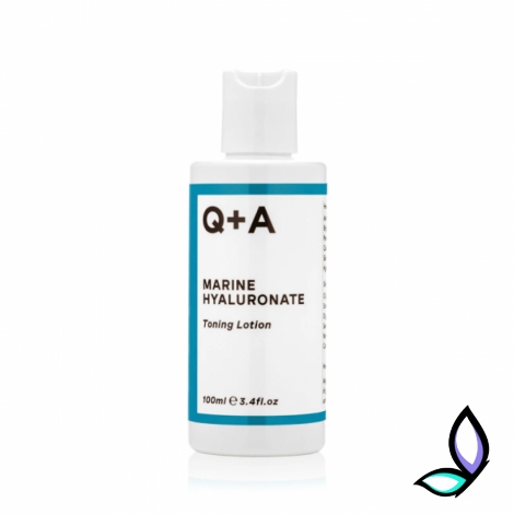 Тонізуючий лосьйон з гіалуроновою кислотою Q+A Marine Hyaluronate Toning Lotion - Фото