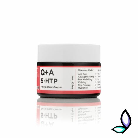Крем для обличчя та шиї Q+A 5-HTP Face & Neck Cream - Фото