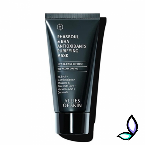 Маска очищуюча для обличчя Allies of Skin Rhassoul & BHA Antioxidants Purifying Mask