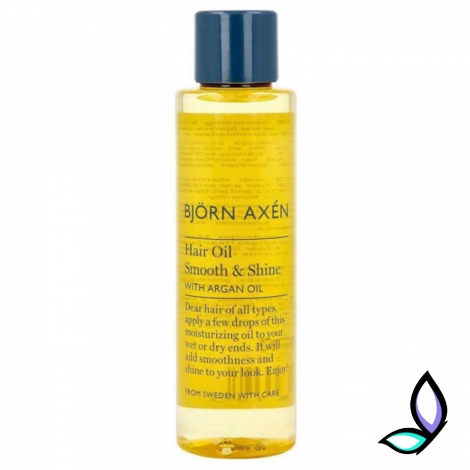 Арганова олія для розгладження та блиску волосся Björn Axén Hair Oil Smooth & Shine 75 мл. - Фото