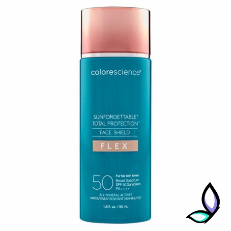 Сонцезахисний крем для обличчя з адаптивними пігментами  Colorescience Sunforgettable Total Protection Face Shield Flex SPF 50 Medium