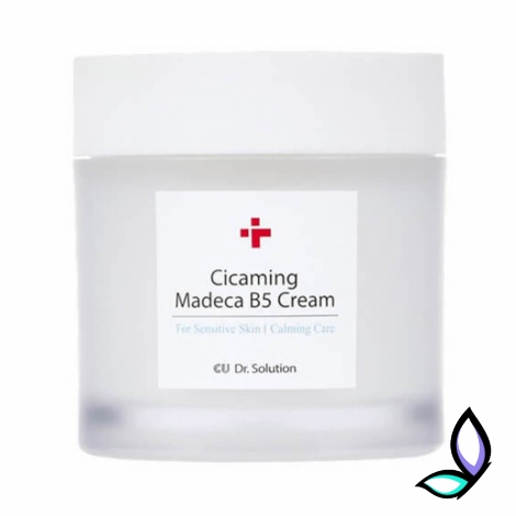 Заспокійливий крем з центеллою і пантенолом CU Skin  Dr.Solution Cicaming B5 Madeca Cream